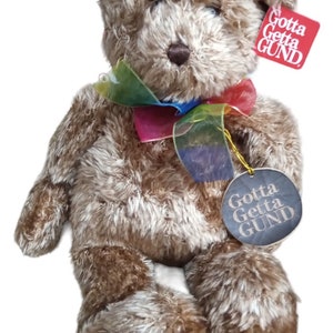 GUND Bearessence Stuffed Teddy Bear Vintage Collectible Children&#39;s Toy