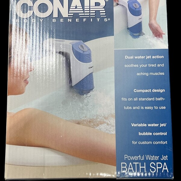 Conair Body Benefits Water Jet Bath Spa Dual Jet