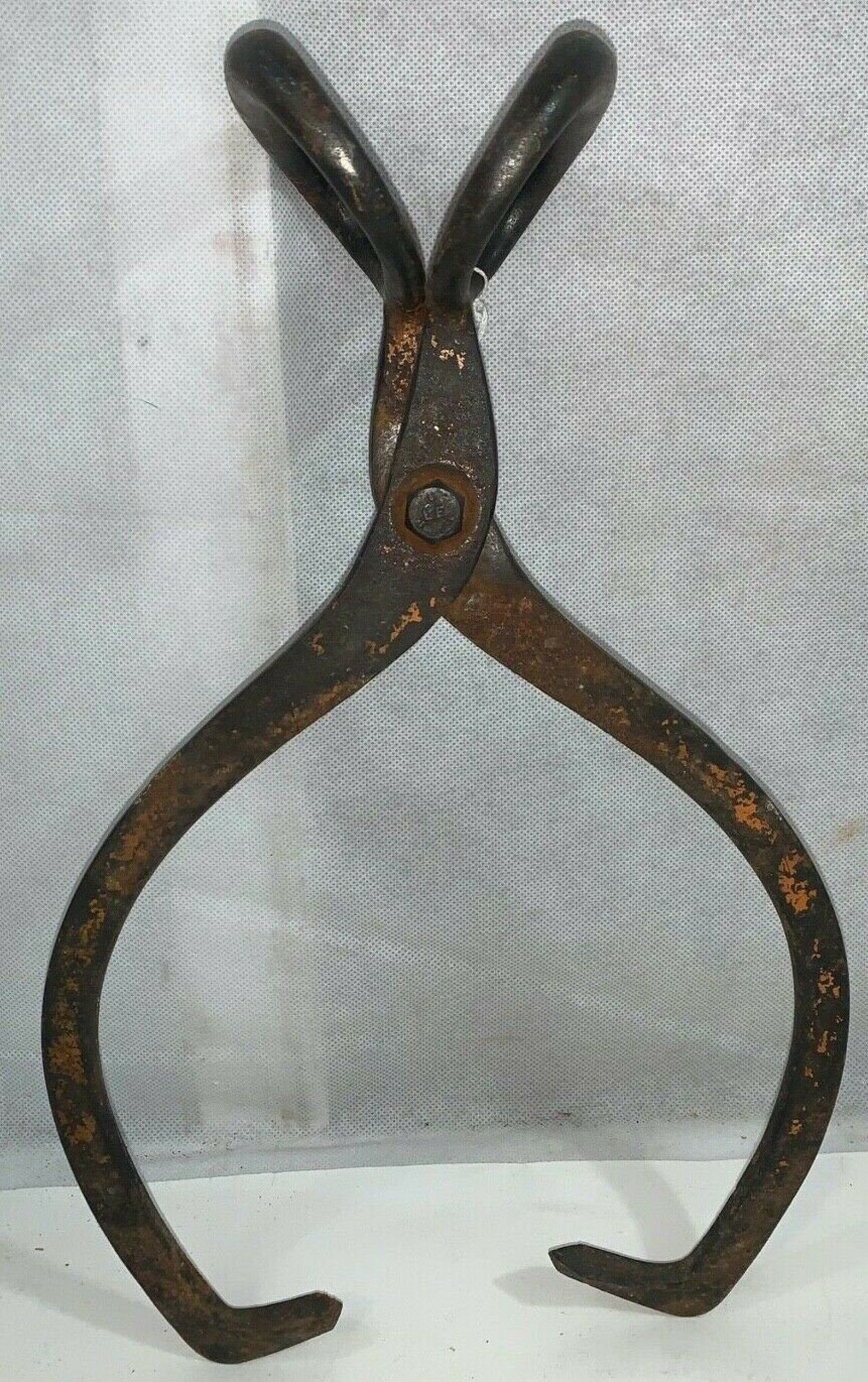 Rare Antique Gifford Wood Co Ice Block Tongs Cast Iron Etsy
