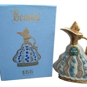 Jim Beam Decanter 155 Months Drinkware Vintage Collectible Breweriana Alcohol