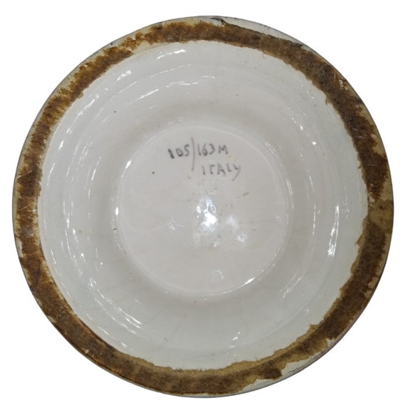 花柄装飾の陶器の丸型壺　アンティーク　レトロ　昭和時代に使われていたものです！ 昭和レトロ 九谷焼 勇峰窯 陶器製 花鳥 花瓶 花器 壺 飾り壺 花