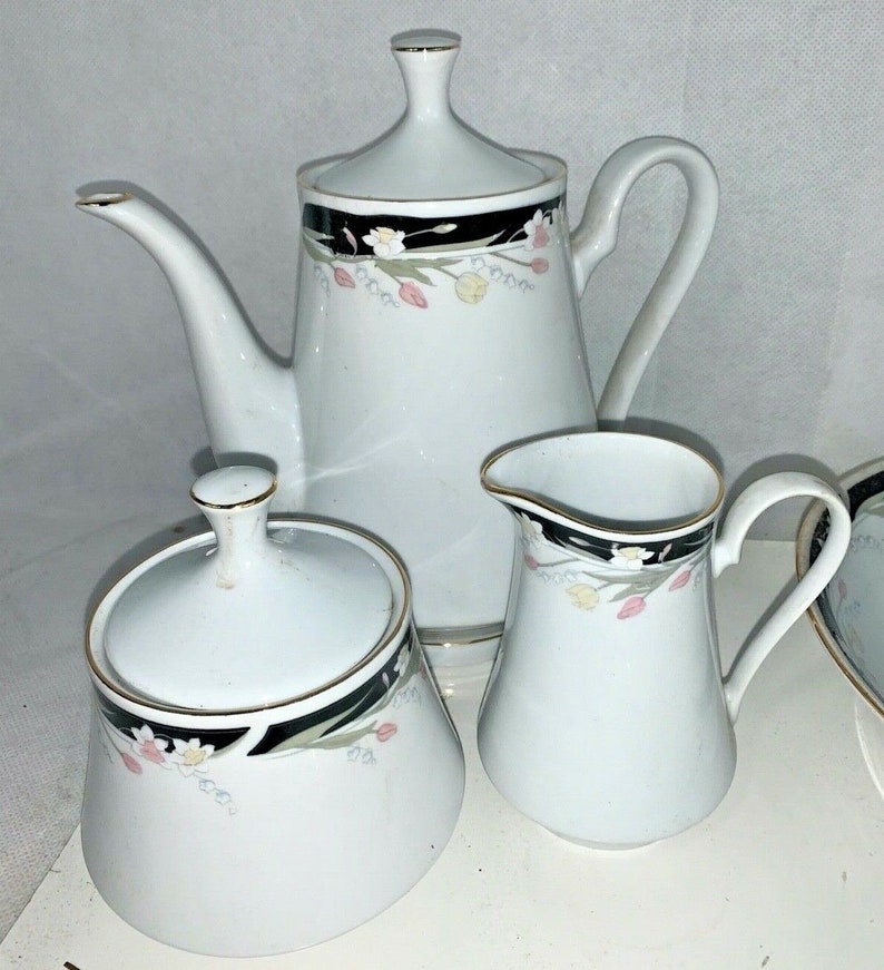 Vintage Crown Ming Jian Shiang Fine China Dinnerware Set 30 Etsy