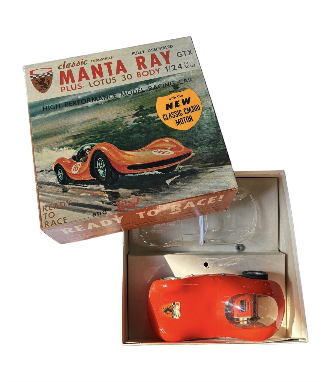 Manta Ray GTX Lotus 30 Plastic Body Kit 1/24 Fully Assembled Model