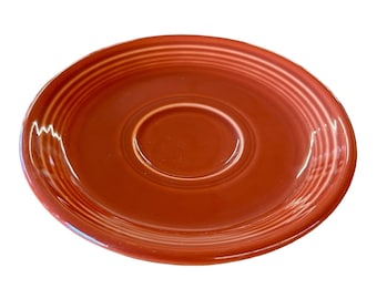 Fiesta - Piattino marrone paprika piatto Homer Laughlin set da tè in ceramica da cucina