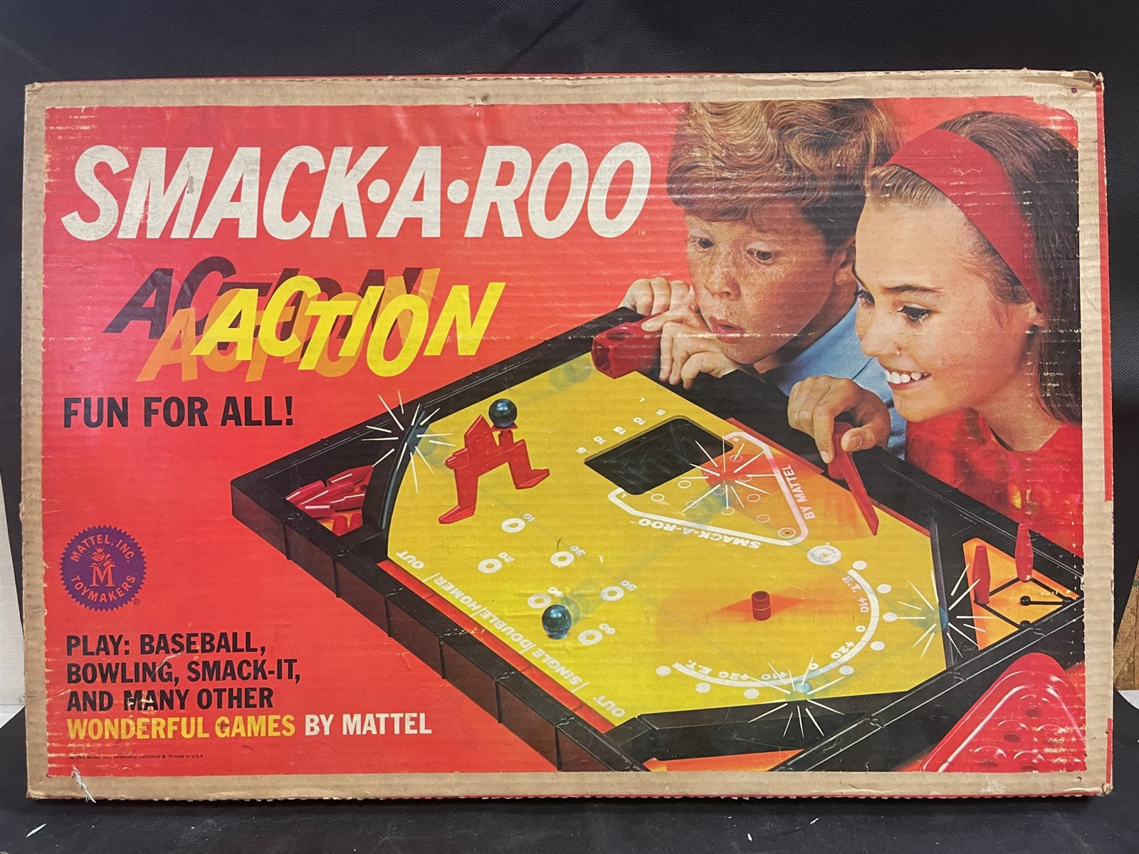 Mattel Electronic Classic Baseball Handheld Retro Game