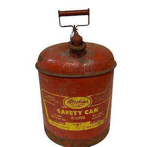 Eagle Vintage Safety Gas Tank, Brookins Service Station Equipment