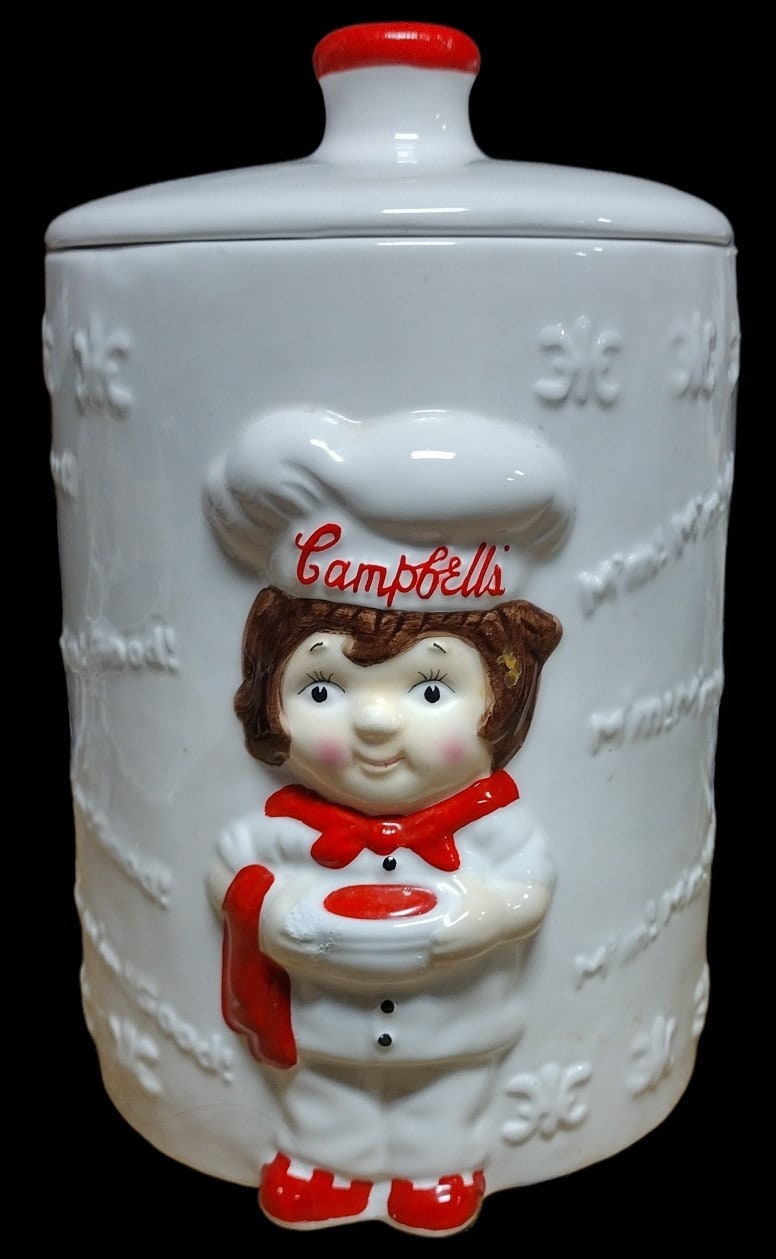 Campbell Soup Kids 12"Storage Cookie Jar Campbells Girl Baum Bros