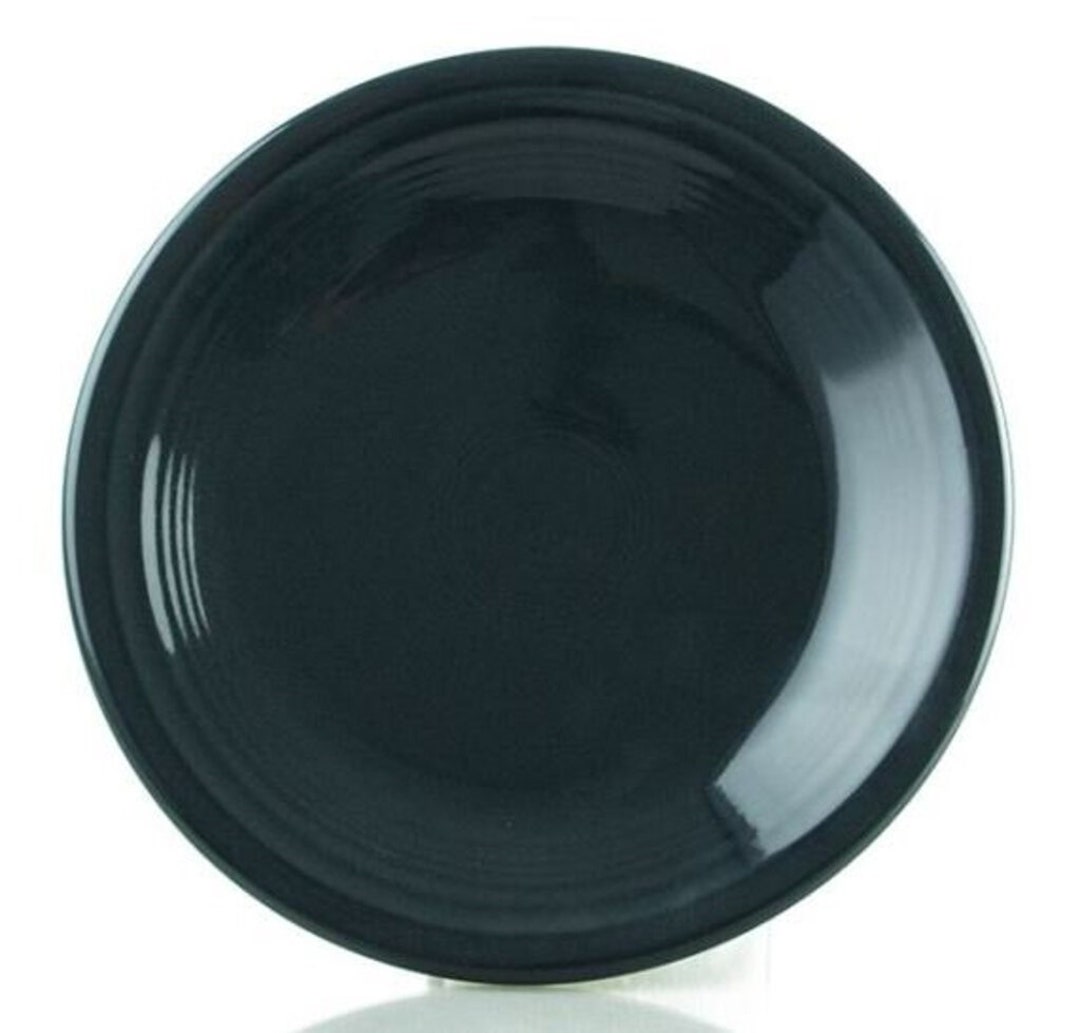Fiesta Fiestaware Slate Gray Lunch Plate discontinued Color Etsy