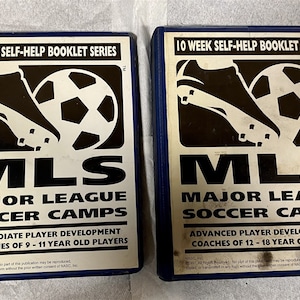 Major League Soccer Camps (MLS) Coaching Kids Age 9-11 Age 12-18 Training Exercise Books