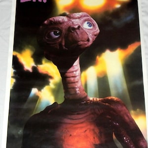 Vintage ET The Extra Terrestrial #1 out of Four Movie Posters NEW