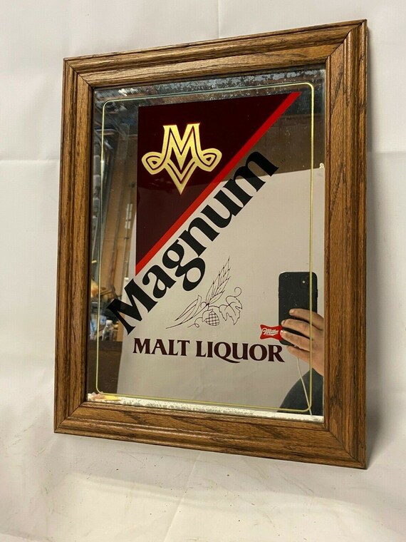 1980's Vintage Framed Miller Magnum Malt Liquor Etsy
