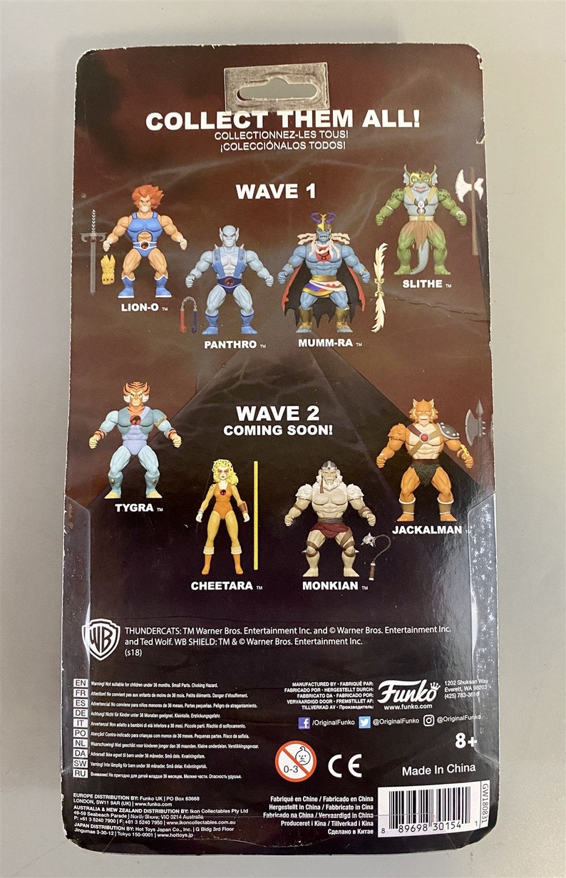 Funko – Action Figure Savage World: Thundercats – Tygra – Giocattolo Da Collezione - 3