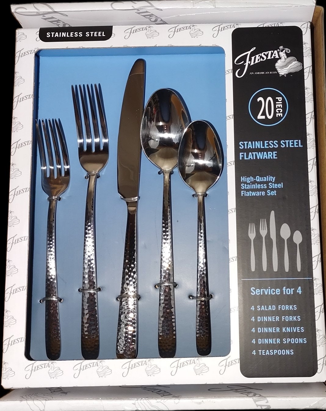 Fiesta 53-pc. Merengue Flatware Set