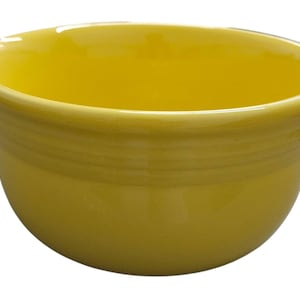Fiesta - Sonnenblumengelb Gusto Bowl Homer Laughlin Keramikteller HLC