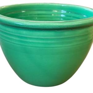 Fiesta - Vintage Green #2 Mixing Bowl Homer Laughlin Ceramic Baking Cooking