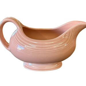 Fiesta - Apricot Orange Sauce Gravy Boat Ceramic Dinnerware Homer Laughlin