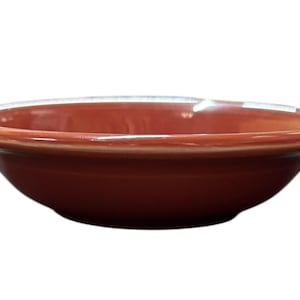 Fiesta Paprika Braun Obstschale Homer Laughlin Keramik Teller Geschirr HLC