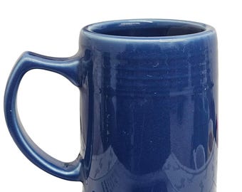 Fiesta - Lapislázuli azul cerveza Stein pinta taza cerámica Homer Laughlin Drinkware