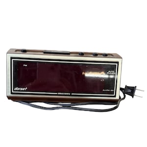 Dorset Solid State Alarm Clock Auto Dimmer Vintage