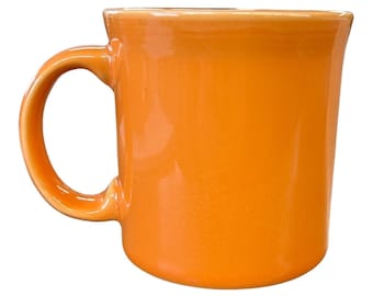 Fiesta - Mandarin Apelsin Java Mugg Keramik Kaffekopp Te Homer Laughlin Dryck