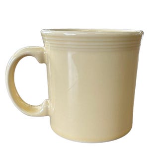 Fiesta - Ivory Creme Off White Java Mug Ceramic Coffee Cup Tea Homer Laughlin