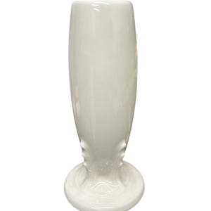 Fiesta - Linen Off White Bud Vase Homer Laughlin Ceramic Botanical Flower Holder