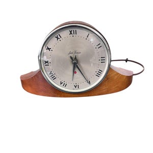Mitte des Jahrhunderts 1950 Seth Thomas Holz Mantel Uhr Dynaire Zustand