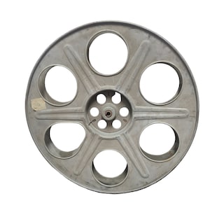 RARE Vintage Goldberg Brothers 15&quot; Aluminum 35 mm Film Reel Warner Theater