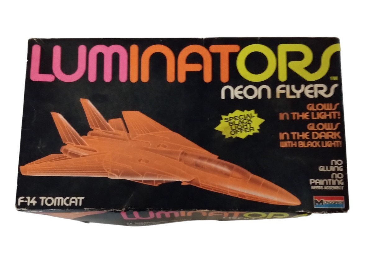 Avion Filoguidé Vintage New Bright – F-14 Tomcat – 1990 – à Réviser