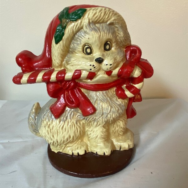 Cast Iron Puppy Door Stop Etsy