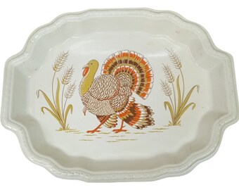 Ullman Türkei Platte Vintage Sammlerstück Festliches Thanksgiving Serviergeschirr