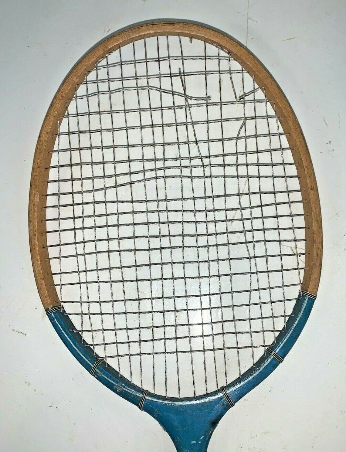 Vintage Flash Curved 26 Inch Wooden Tennis Racket Etsy