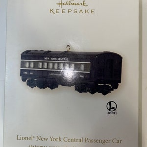 Adorno para coche de pasajeros Lionel New York Central de 2008 de Hallmark Keepsake