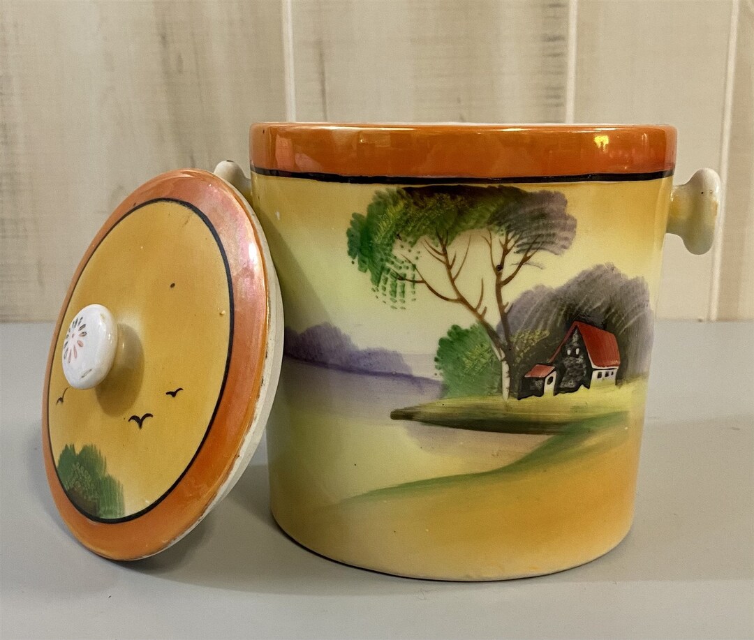 Gold Castle Hand Painted Chikusa Made in Japan Lusterware Etsy