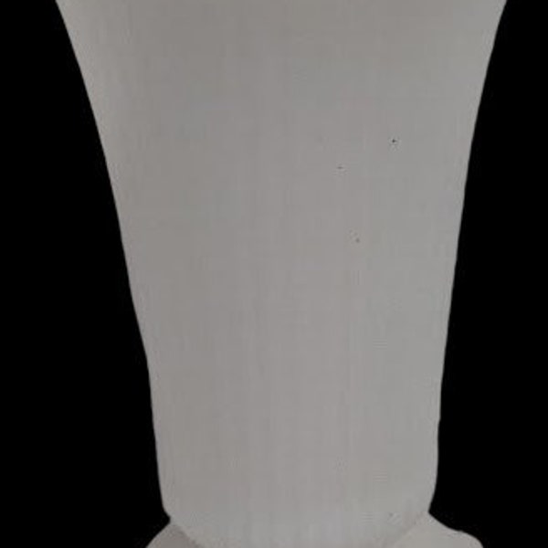 Antique E. O. Brody Vintage Milk Glass Vase M-5000 7.5" High