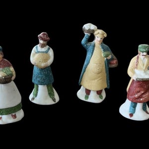 Heritage Village Department 56 Shopkeepers Set 4 Christmas Decor Accessory 59668