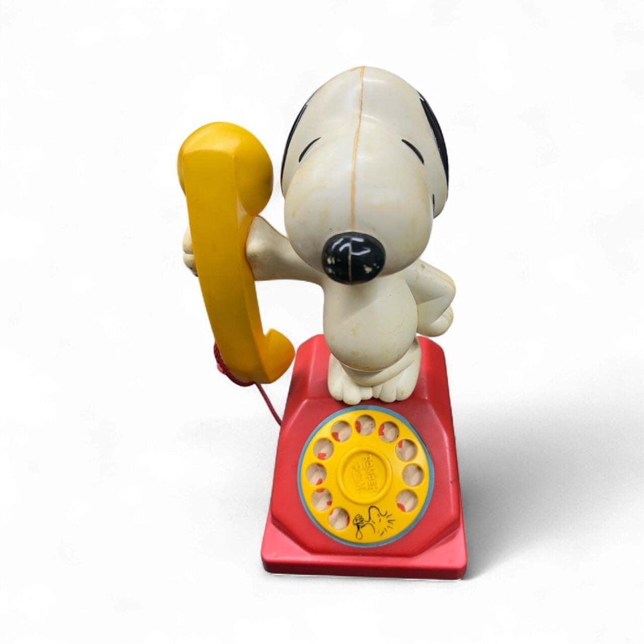 Snoopy Hasbro Entertainment 1966 Toy Rotary Phone - Etsy