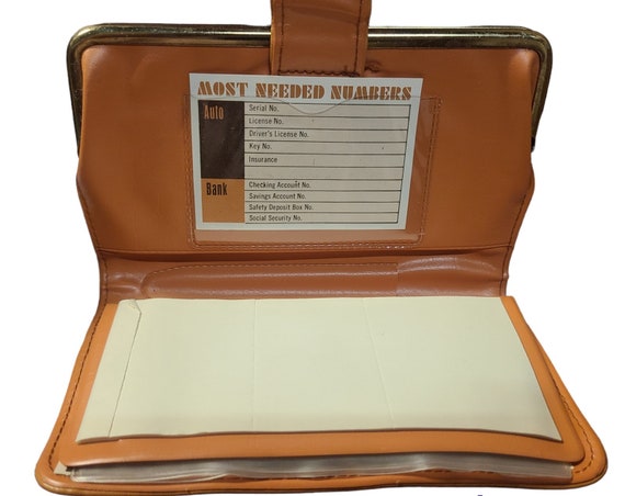 Ambassador Brand Vintage Wallet Checkbook Clutch … - image 6