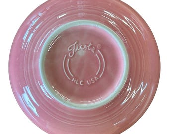 Fiesta - Peony Pink Medium Bistro Bowl Ceramic Homer Laughlin Kitchenware HLC
