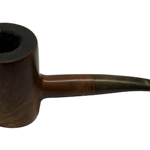 Pipe en bois vintage Royal Crown Windsor Tim West Pulvers Display Tobacciana