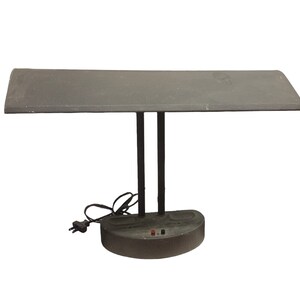 Vintage Industrial Desk Lamp UL Listed Brown MCM Corded Light