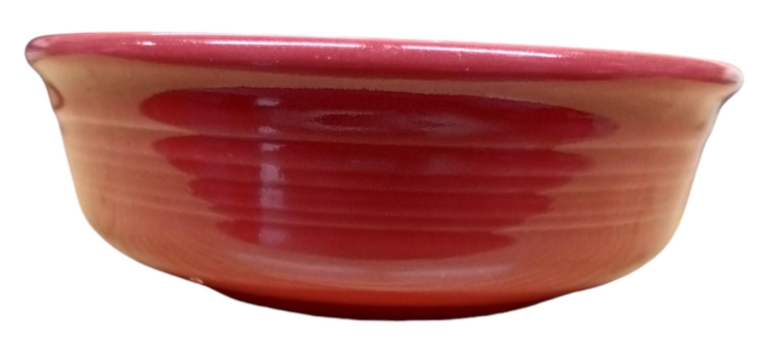Homer Laughlin Fiesta Ciotola Piccola In Ceramica, 14-1/4 Oz, Colore Scarlatto, Made In USA, Adatta A Microonde E Forno
