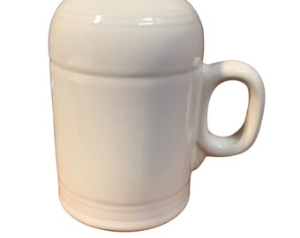 Fiesta - White Rangetop Handle Salt Shaker Homer Laughlin