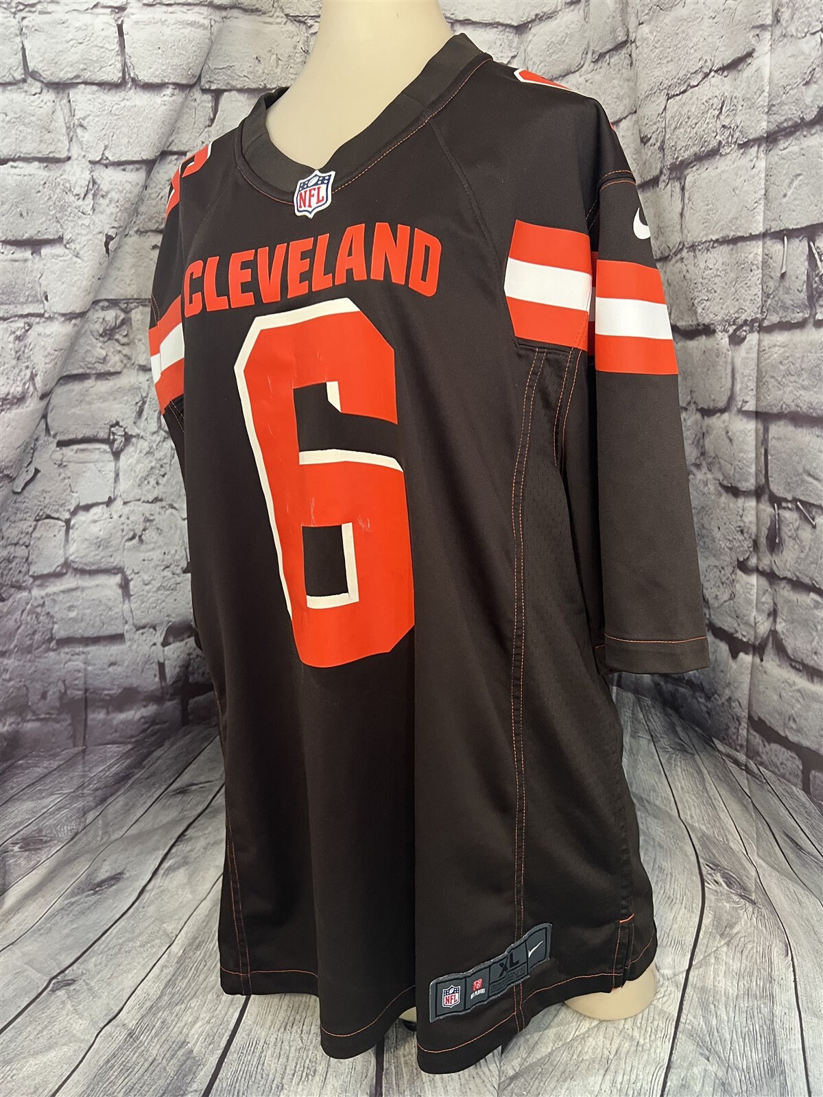 NFL ベイカー メイフィールド ウェア 6 Baker Mayfield #6 Bucs Men's White Away and Red Home Replica