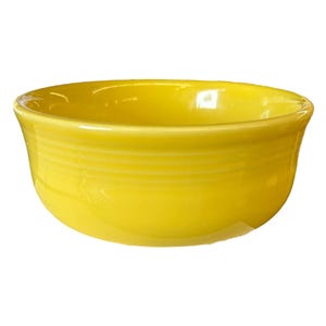Fiesta - Sonnenblumengelbe Chowder Bowl Homer Laughlin Keramikschale Küchenschüssel
