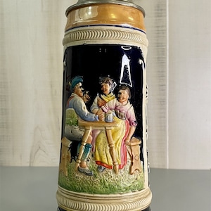 German Made Vintage 1972 Musical Stein Plays Trink, Trink, Bruderlein Trink