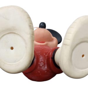 Disney Musse Pigg 8,5" leksaksfigur Vintage samlarobjekt Nostalgisk 1980-tal bild 4