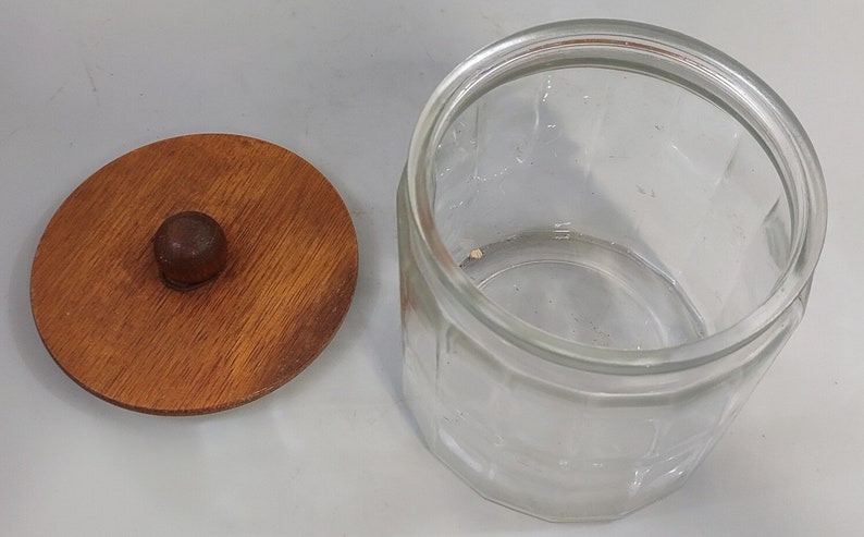 Fixed Jar Vintage Wooden Fixed Pipe Tobacco Humidor Stand Glass Jar - Etsy