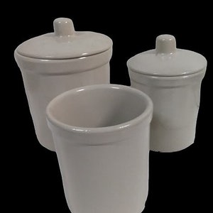 Roseville Ohio Vintage Robinson Ransbottom RRP Co Pottery Crock (Set of 3)