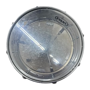 Peace Chrome Snare Drum with Stand Evans 14 Inch Drum Head